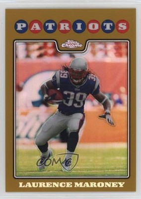2008 Topps Chrome Gold Refractor 176/199 Laurence Maroney #TC51 0us8