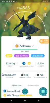 #ad #ad Pokémon Go Shiny Zekrom Mini PTC $1.90