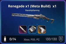 Arc Raiders RENEGADE IV (1x) MAX attachment fully repaired KINETIC CONVERTOR 🎯