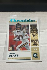 2022 Panini Chronicles - Chris Olave #45 Teal Parallel Insert New Orleans Saints