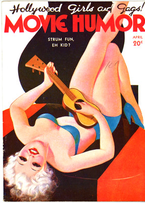 Movie Humor Magazine Hollywood Girls Gags 1936 George Quintana Cover