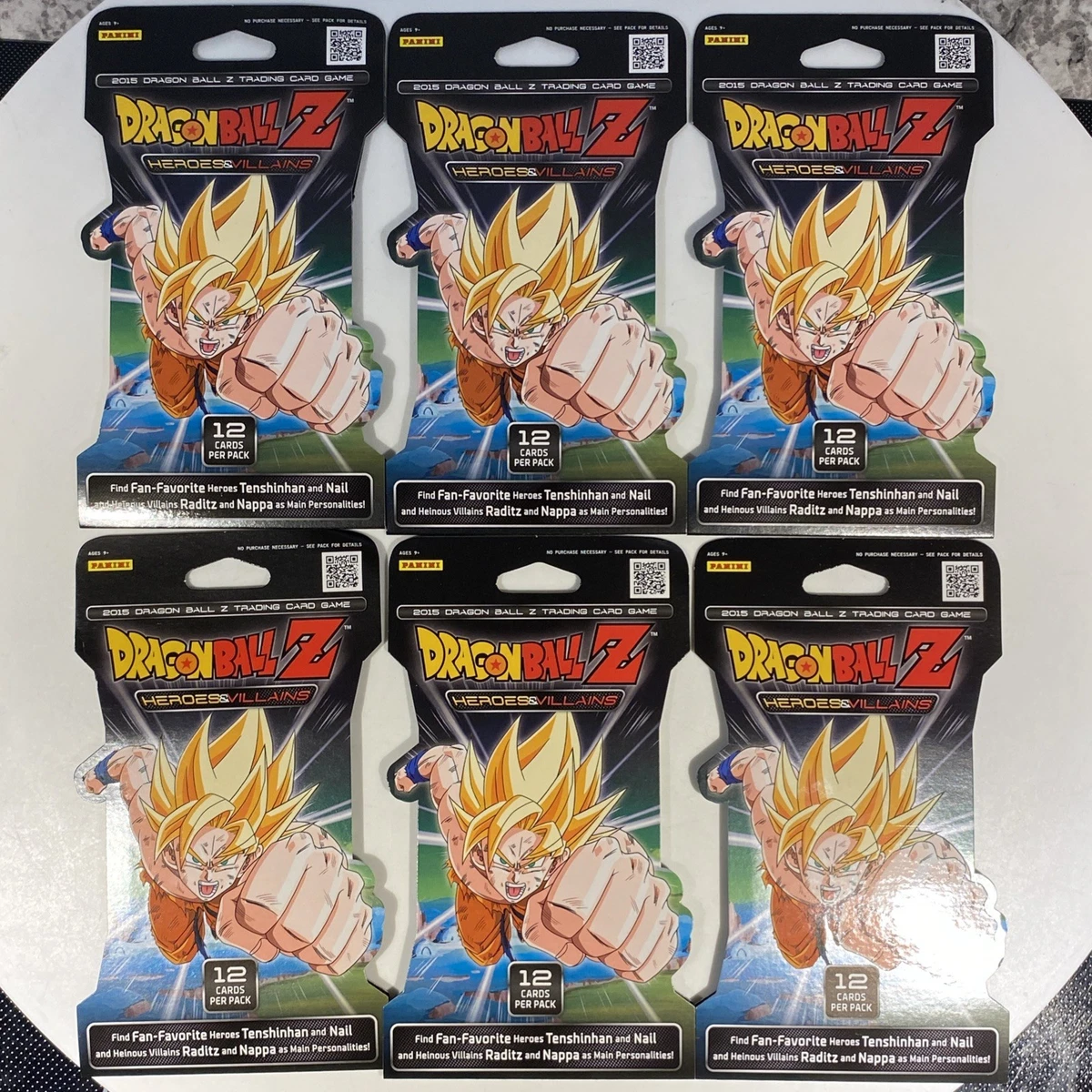 Dragon Ball Z TCG Sealed Collectible Card Game Packs in English
