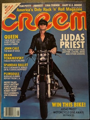 Creem Magazine August 1981 Judas Priest, Queen, John Cake, Plimsouls, Squeeze 