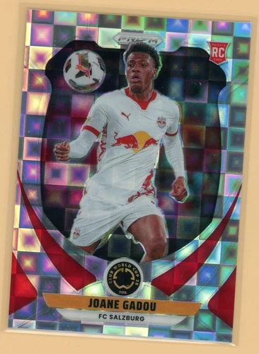 2025 Panini Prizm Club World Cup Joane Gadou RC Rookie Pandora Prizm Salzburg