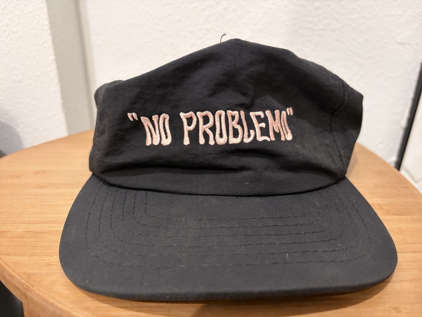No Problemo Katin Spellout Snapback Baseball Cap Made in USA Panel