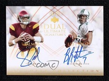 2003 Ultimate Collection Gold 10/25 Carson Palmer Byron Leftwich #DSPL Auto 3c7