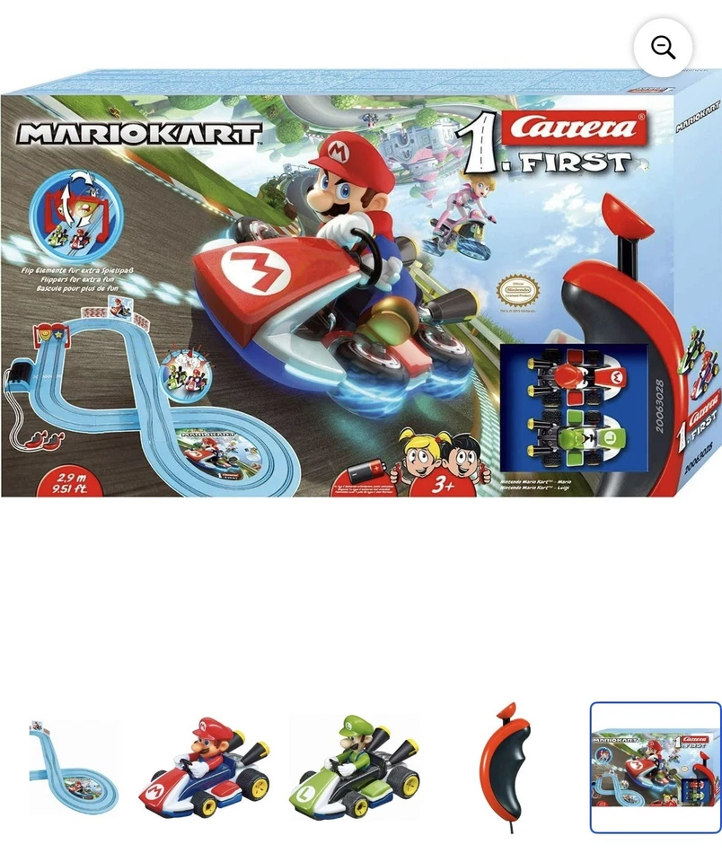 Carrera My First CARS PELÍCULA Y CARRO MARIO pista de carreras ranura Foto 2 de 4