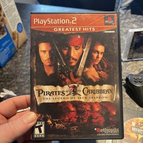 Sony PlayStation 2 Slim Console (SCPH-75001) 2 Wireless Controllers 10 Games