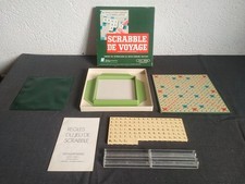 Jeu De Société Vintage Scrabble de voyage Complet En Bon État Liv Offerte !!!!
