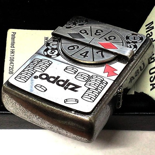 Zippo Rotating Metal Roulette Lighter Chrome Used Finish Stylish Movable Engravi - Picture 5 of 6