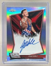 Chad Gable 2026 Topps Chrome WWE #RBA-CHA Refractor Red Brand Auto