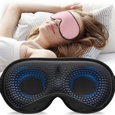 Weighted Sleep Mask, Women Men 3D Eye Mask Blocking Lights Sleeping Mask 4.2...