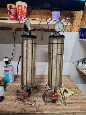2- Robinair Dial-A-Charge Heated Refrigerant Charging Cylinder