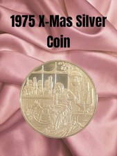 1975 Christmas Santa’s Workshop 24.3 Grams Of Sterling Silver Round 78.42 per troy oz