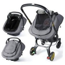 Winter Baby Car Seat Cover, Universal Carseat Cover for Babies with Dark Gray