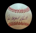 MLB JIM CATFISH HUNTER HAND SIGNED AUTOGRAPHED RAWLINGS BASEBALL  JSA COA