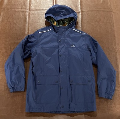 L.L. Bean Kids' Puddle Stomper Rain Jacket, Camouflage Fleece Lined - Size  XL