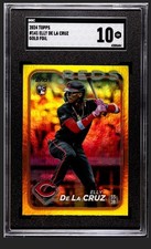 2024 Topps Series 1 - Elly De La Cruz #141 Gold Foil (RC)