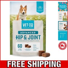 Advanced Hip Joint Chews For Dogs, 60 Count, Chicken Flavored Supplements M...