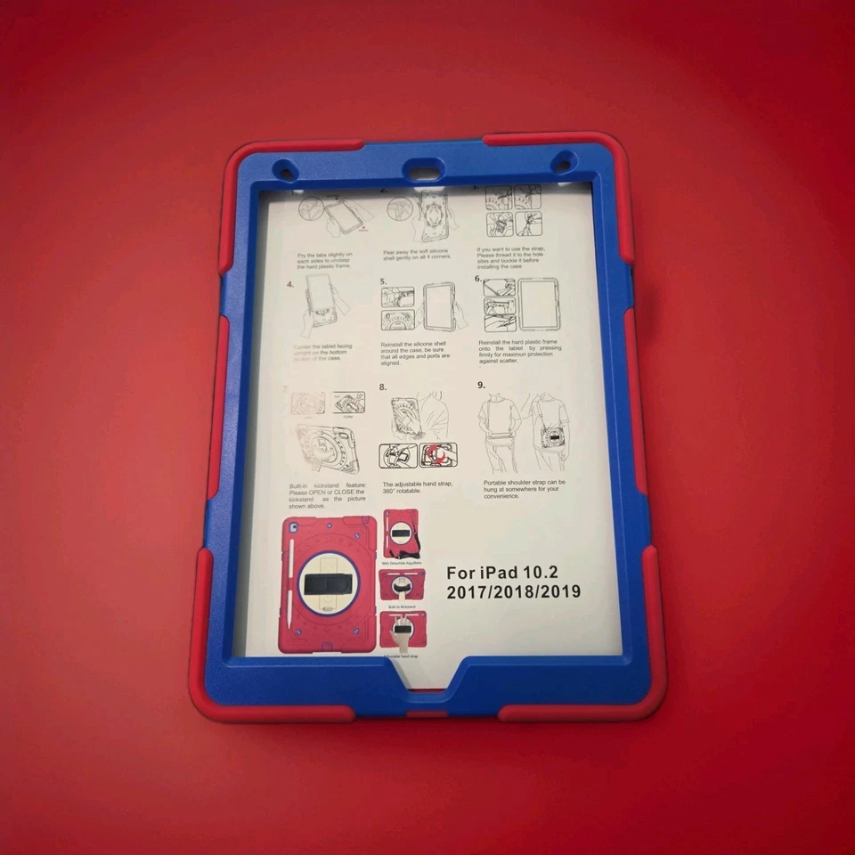 Funda para iPad Captian America Shield 360° correa de mano giratoria. Foto 2 de 2