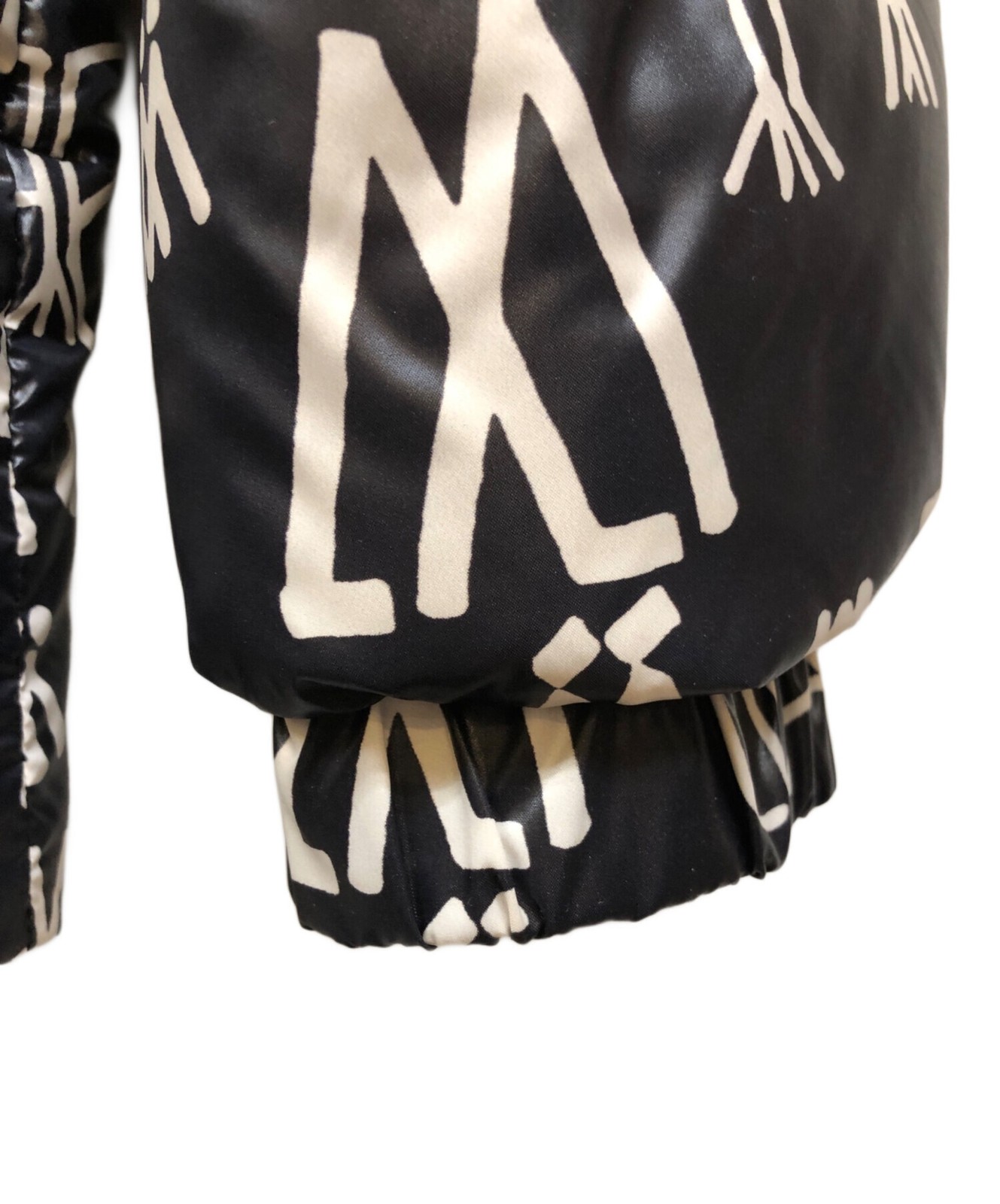 MONCLER GENIUS Graphic Logo Down Jacket/ Navy/ Size 2 thumbnail 4