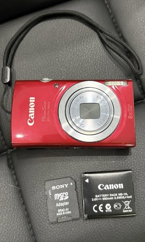 Canon PowerShot ELPH 160 Point and Shoot Digital Camera Tested Works Clean