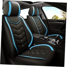 Car Seat Covers for Ford Mustang 2000-2025, Premium Standard 2 Seats Black Blue