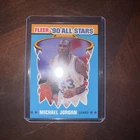 Michael Jordan All Star 1990 Fleer Basketball Card No. 5 Of 12