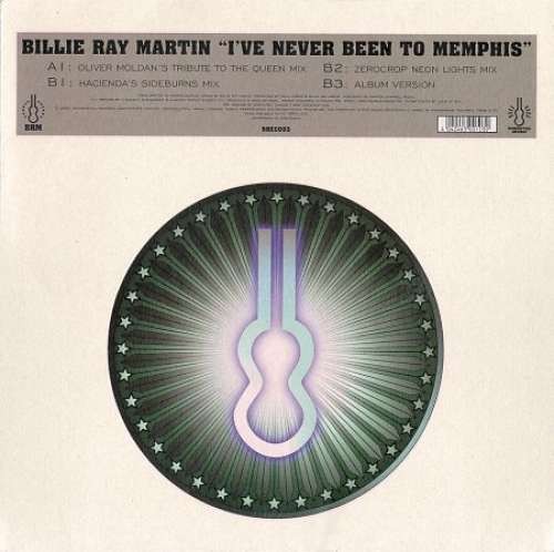 Billie Ray Martin - I've Never Been To Memph 12"" Vinyl Electronic Progress 30864