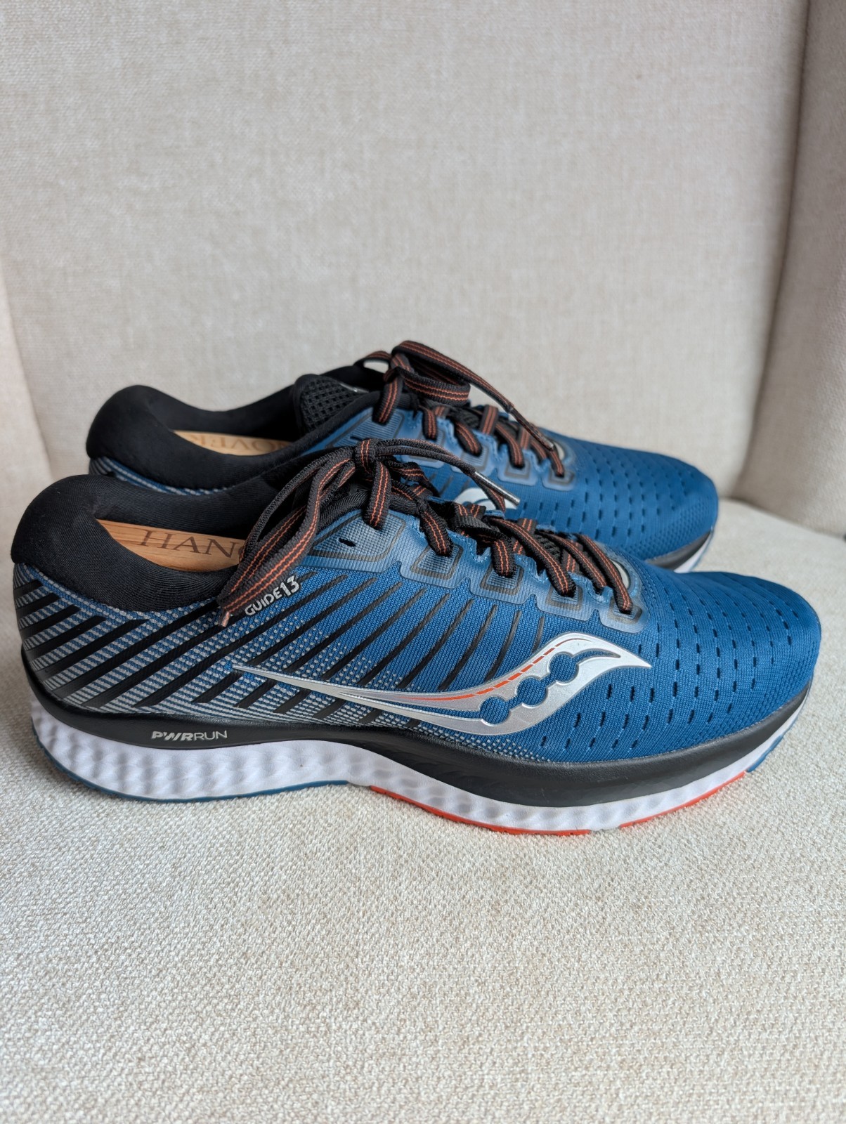 Saucony Mens Guide 13 S20548-25 Size 8.5 Blue Running Shoes Sneakers thumbnail 4