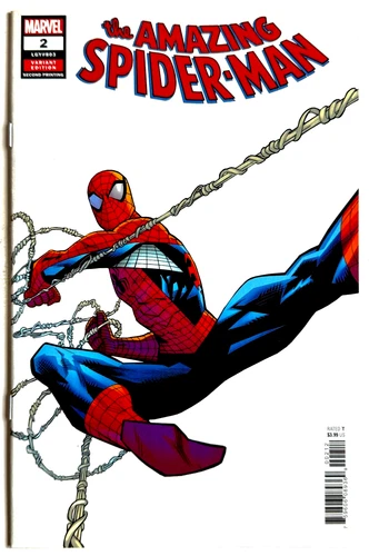 AMAZING SPIDER-MAN #2 RYAN OTTLEY 2ND PRINT VARIANT 2018 MARVEL COMICS NM