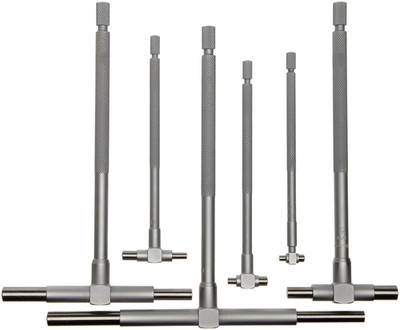 155-905 Telescoping Gage Set, 6-Piece, 8 Mm to 150 Mm Range, Spring-Loaded Bore 