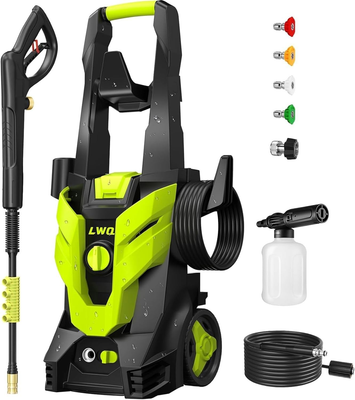 #ad #ad High Pressure Cleaning Machine Portable Power Washer 4 Quick Connect Nozzles $174.28