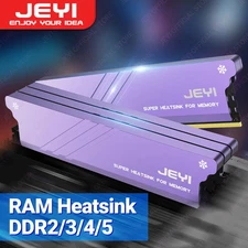 JEYI Aluminum RAM Heatsink With Thermal Pads, PC Memory Cooler for DDR5/4/3
