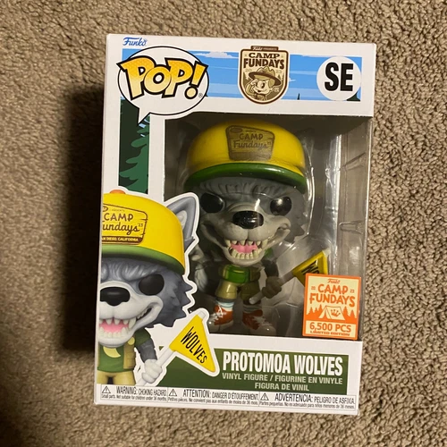 FUNKO POP! 2023 CAMP FUNDAYS SE PROTOMOA WOLVES 1/6500 Limited Edition!