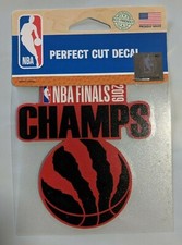 Toronto Raptors 2019 NBA Finals Champions 4"x 4" Die Cut Decal