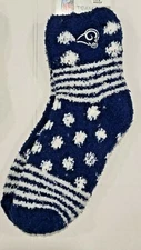 NFL Los Angeles Rams Fuzzy Soft Socks, New (HOMEGATER)