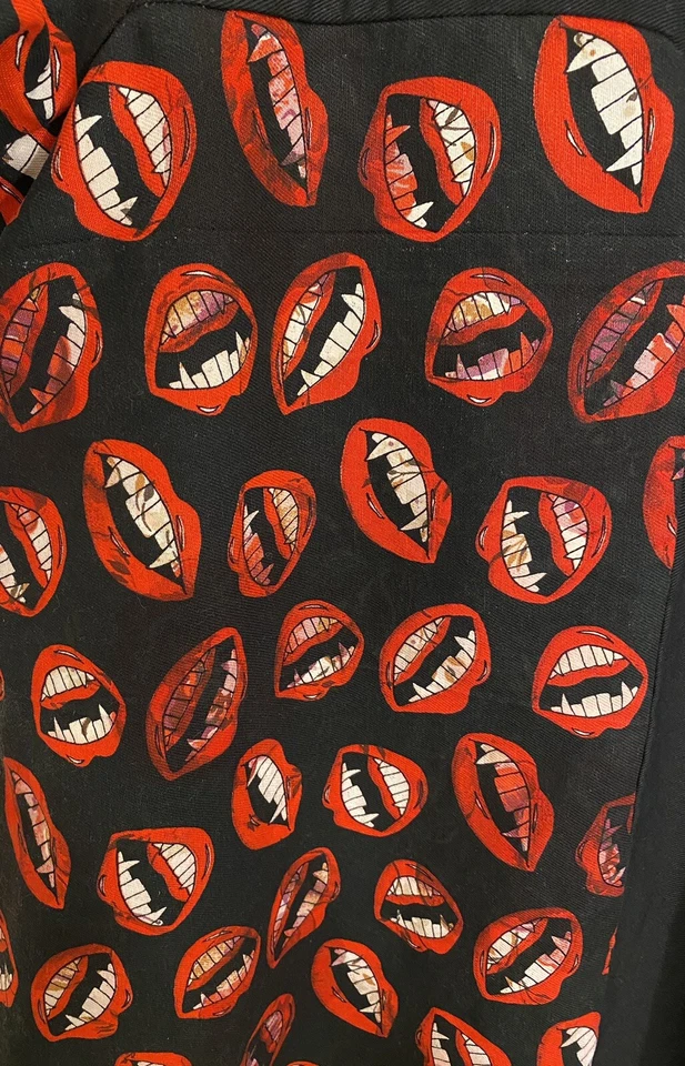 Handmade Vampire Blood Horror Adult Cosplay Costume Halloween  Plus Size Dress - Image 2 of 3