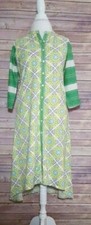 Green Printed Rayon Kurti. Size Small. Free Shipping.