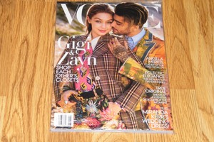 Details About Vogue Magazine Gigi Hadid Zayn Malik Miranda Kerr Angela Merkel August 2017 New