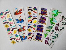 Mrs. Grossman sticker sheet You Choose - Vintage - fantasy knights pirates