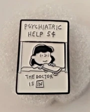 LUCY-PEANUTS- ENAMEL PIN-SHIP ALL THE PINS YOU BUY FOR $4.99-VISIT OUR STORE