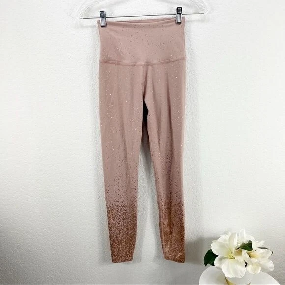 beyond-yoga alloy ombre high waisted midi leggings