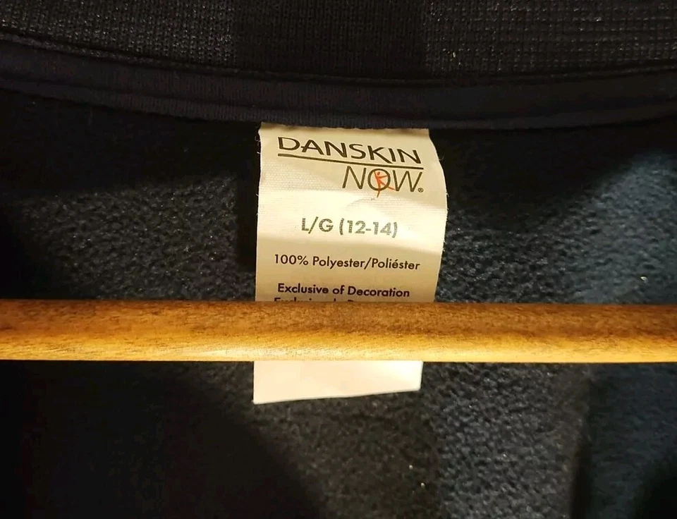 Женская куртка для активного отдыха Danskin Now синяя на молнии. L\G (12-14) - Изображение 2 из 4