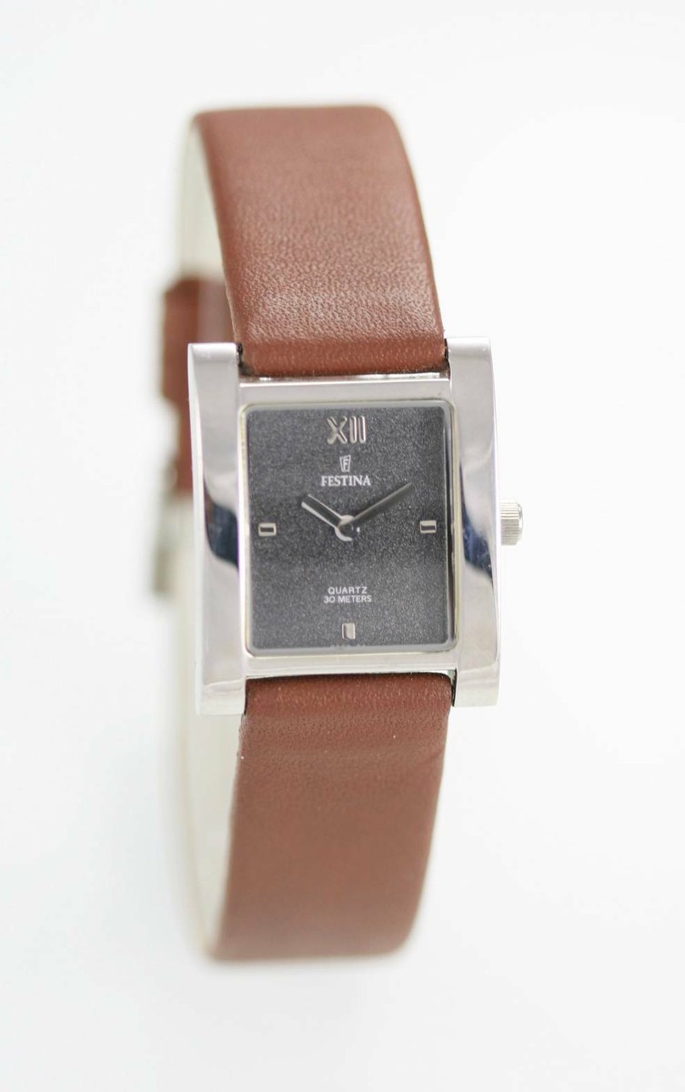 Fitron Watch 7650m Price Festina Gray Womens Stainless Silver