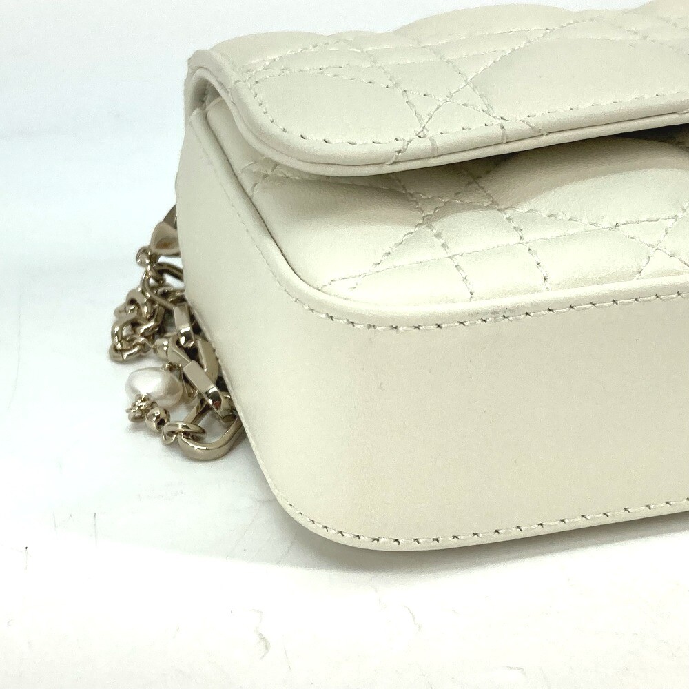 【チャオ】DIOR012＋007袋付き Dior S0977ONMJ Crossbody Lady Dior Phone Pouch Cannage