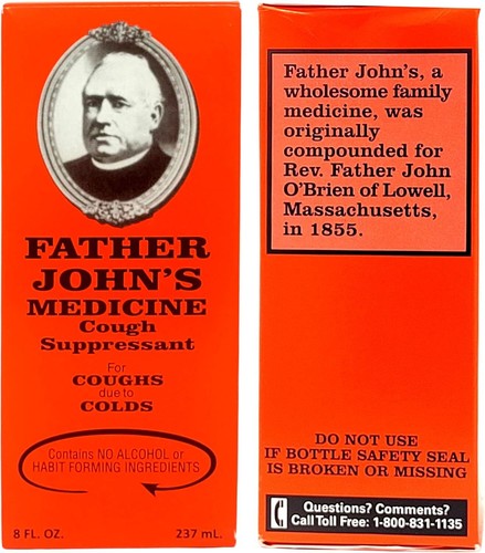 Father Johns Medicine Cough Suppressant 8oz BIG BOTTLE __