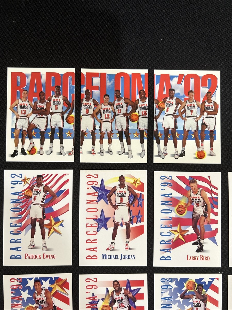 1991 Skybox USA Dream Team Olympic Basketball 17 Card Mint Set