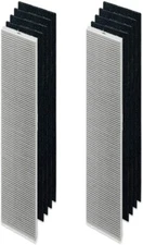 2 Hepa Filters & 8 Carbon Pre Filters Compatible with Fellows AeraMax 90/100