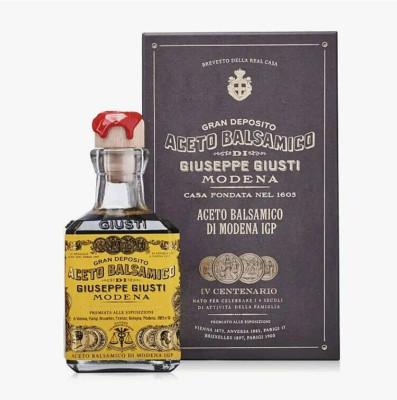GIUSEPPE GIUSTI, 4 GOLD, 15 YEAR ''QUARTO CENTENARIO'' BALSAMIC VINEGAR, 8.4 OZ